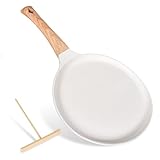 Crepe Pfanne 24cm, Antihaftpfanne Omlettenpfanne Pfannkuchenpfanne, mit...
