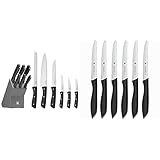 WMF Messerblock mit Messerset 7-teilig & Classic Line Frühstücksmesser Set...
