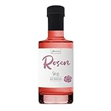 BIO Rosenblüten-Sirup 200ml - Genüssle Rosensirup vom Bodensee - Rosen Sirup...