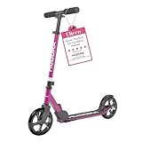HUDORA Scooter Start 200 I Stabiler Aluminium-Roller I Höhenverstellbarer &...