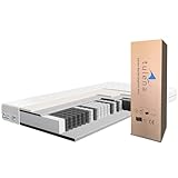 TULENA NOX Taschenfederkern Matratze 80x200 Federkernmatratze H1 + H2 Comfort...
