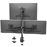 Bontec Monitor Halterung 3 Monitore, Höhenverstellbar, 360° Drehbar, Für...