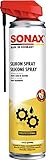 SONAX SilikonSpray mit EasySpray (400 ml) Schmiermittel schmiert, pflegt und...