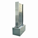 KÖHKO® Wasserwand ca. 78 cm Kombination aus Naturstein und Edelstahl...
