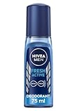 NIVEA MEN Fresh Active Deo Zerstäuber, Deodorant mit einzigartiger INFINIFRESH...