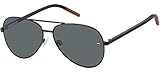 Tommy Hilfiger Unisex-Erwachsene TJ 0008/S Sonnenbrille, AVIATNAVI ,MTT SCHWARZ,...