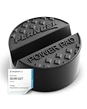 PLANGER® Wagenheber Gummiauflage - Power PAD (FÜR ALLE PKWs das Passende) 10...