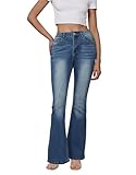 Ocimcia Flared Jeans Damen - High Waist Schlaghose mit Stretch,Bootcut Jeans...