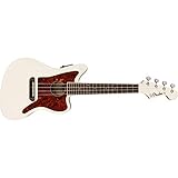 Fender Fullerton Jazzmaster Uke Olympic White - Concert Ukulele