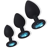 ZYQMEL Analplug 3 Stücke Set Buttplug Hautfreundlichem Silikon Großes,...