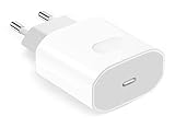 20W USB C Adapter für iPhone 15 14 13 12 11 Pro Max Plus SE XS XR X, USBC...