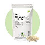 Bio Flohsamenschalen 99% Reinheit - Premium Qualität - laborgeprüft,...