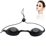 Solarium Brille – Schutzbrille aus Silikon mit UV-Schutz – Ergonomische...