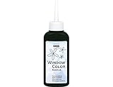 KREUL 42774 - Window Color Konturenfarbe, schwarz 80 ml, zur besseren Abgrenzung...