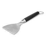 Weber Grillplatten-Schaber, aus Edelstahl, entfernt Fett & Schnutz effektiv,...