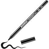 edding 4200 Porzellanpinselstift - schwarz - 1 Stift - Pinselspitze 1-4 mm -...