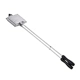 Relaxdays Sandwicheisen Camping, Outdoor Sandwichmaker Grill, Gaskocher, Griff:...