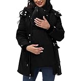 Generisch 3 In 1 Umstandsjacke Tragejacke mit Babyeinsatz Wintermantel...