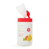 PÜRDOUX ™ CPAP mask wipes with grapefruit lemon scent, canister of 70 wet...