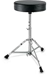 XDrum Schlagzeughocker Semi - Höhenverstellbarer Drum Hocker, verstellbar von...