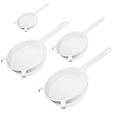 YITYDaMai 4 Stk Küchensieb Plastik Set, Nudelsiebe Feinmaschig, Haushaltssieb,...