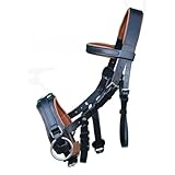 Brama West Leder Kappzaum gepolstert - Gr. Cob