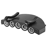 OSALADI 5 LED Clip-On Kopf Hut Licht Kappe Lampe Scheinwerfer für Angeln...