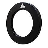 PEAKRIDGE Dartboard Surround - Schwarzer Schutzring für Dartscheibe, Premium...