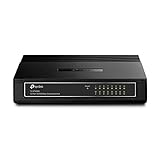 TP-Link TL-SF1016D 16-Port 10/100 Mbps Desktop Ethernet Switch/Hub, Ethernet...