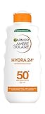 Garnier Ambre Solaire Hydra 24H Sonnenschutz-Milch LSF 50+, schnell einziehend,...