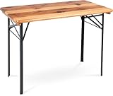 Stagecaptain BBT-117 Hirschgarten Bierzelttisch 117 cm - Robuster, kurzer...