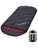 KingCamp Schlafsack,Schlafsack Winter, 4 Jahreszeiten Schlafsack XXL...