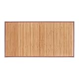Relaxdays Bambusmatte, 61x122cm, feuchtigkeitsresistent, rutschfest, Bambus...