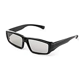 PRECORN 3D Brille Universale Passive 3D Brille schwarz kompatibel mit Cinema 3D...