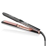 KLAMER Glätteisen 2 in 1,Haarglätter mit Ionen Technologie: weniger Frizz &...