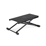 Gravity GS FB 01 - Gitarren-Fußbank, Höhe 6-stufig einstellbar, schwarz