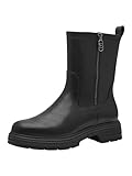 Tamaris Damen Stiefelette Vegan; BLACK, EU 38