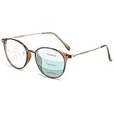 Lanomi Progressive Multifokale Lesebrille Blaulichtfilter Damen Herren Rund...
