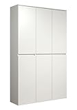 trendteam smart living - Nevada - Mehrzweckschrank - Weiß - Schrank mit 6...