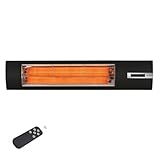 VEITO Space S Infrarot Heizstrahler 2500W, 3 Heizstufen, Fernbedienung, IP44...