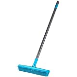 Beldray Besen mit Stiel 120cm, Tierhaarentferner & Gummibesen 2in1, Kehrbesen...