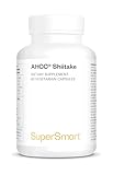 Shiitake (AHCC) - Stärkt das Immunsystem - Shiitake Mycelium Extrakt (Lentinus edodes) - Glutenfrei - Vegan - GVO-frei - Supersmart
