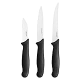 Fiskars Gemüsemesser-Set, 3-teilig, Schälmesser, Gemüsemesser, Tomatenmesser,...