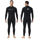 Owntop Herren Neoprenanzug 3/2mm - Vorderer Reißverschluss Voll Tauchanzüge,...