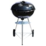 Großer Kugelgrill Ø 44 x 70 cm – robuster Holzkohlegrill für Garten &...
