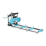 hillvert HI-PSM-1000G Benzin-Blockbandsäge 4 x 0,9 m Aufstellmaß 7500 W / 9 PS...