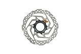 Shimano Bremsscheibe 160 mm Center Lock RT10 Solo Resin Fahrrad, Silber