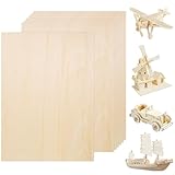 7 Stück A3 Sperrholzplatte 3mm, 42x30cm Holzplatte Lindenholz Brett Holz zum...