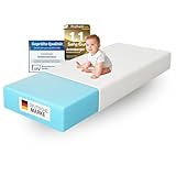 Arensberger Kindermatratze Babymatratze Nora | 80x160cm Höhe 12cm | Bezug...