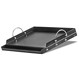 BBQ-Toro Stahl Keramik Grillplatte 63 x 41 cm | Keramikbeschichtete Grillplatte...